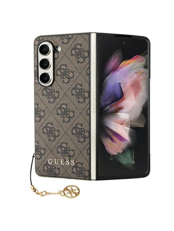 GUESS futerał do SAMSUNG Z Fold 5 GUHCZFD5GF4GBR (4G Charm) brązowy