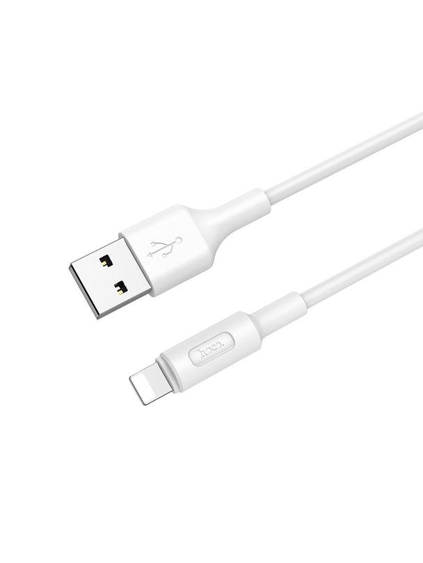 Kabel USB A do Lightning Hoco 2A 1 m X25 biały