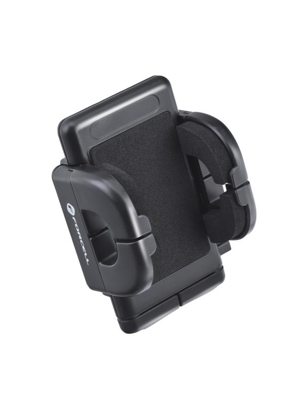 Uchwyt na telefon do samochodu uniwersalny Forcell F-Grip Regular do kratki czarny