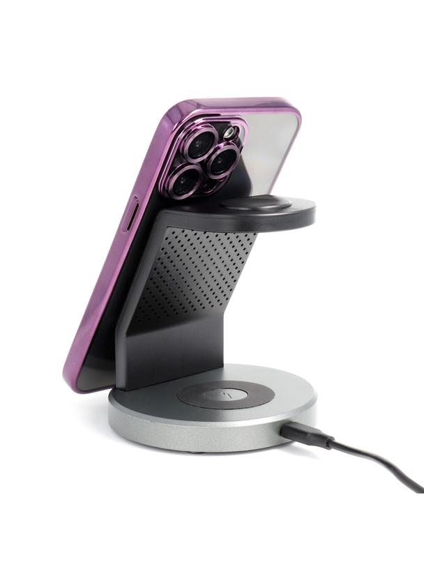 Futerał ELECTRO MAG COVER kompatybilny z MagSafe do IPHONE 13 Pro Max fioletowy