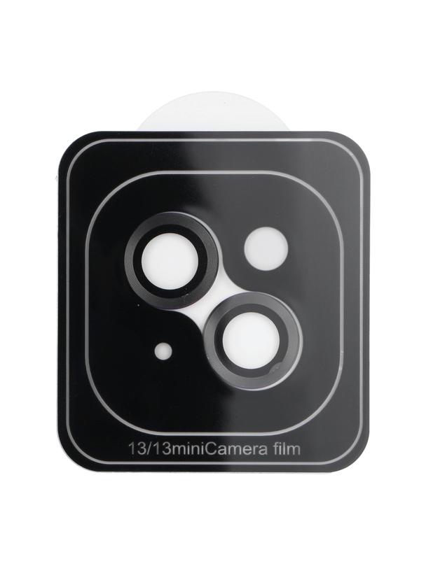 Osłona aparatu PROTECTOR 9H + aplikator do IPHONE 13 / 13 MINI czarna
