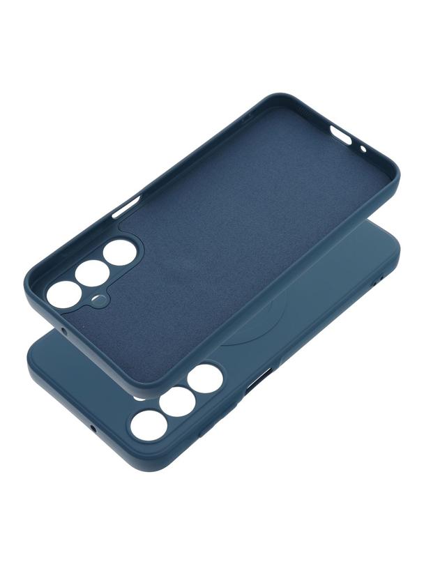 Futerał SILICONE MAG COVER kompatybilny z MagSafe do SAMSUNG A16 5G / A16 4G niebieski