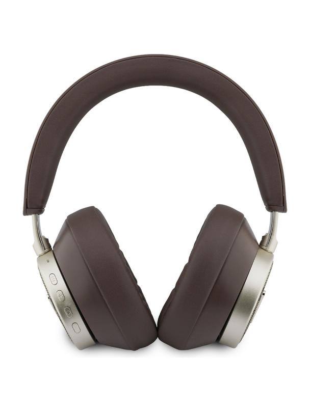 Słuchawki bezprzewodowe nauszne Guess ENC GUBHC15P4MRCTW (4G Triangle Logo) brązowe