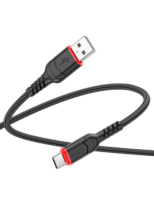 Kabel USB A do USB C Hoco 3A 3 m X59 czarny