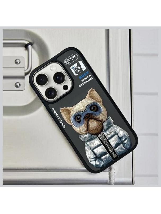 NIMMY futerał COOL&CUTE 2.0 Dog do IPHONE 16 Pro Max czarny