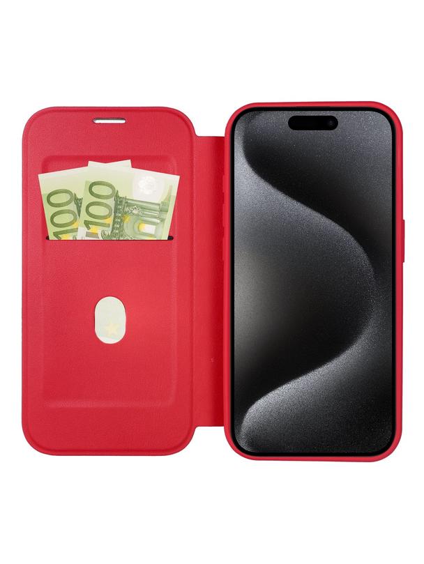 Kabura SMART MAG kompatybilna z MagSafe do IPHONE 15 Pro Max czerwona