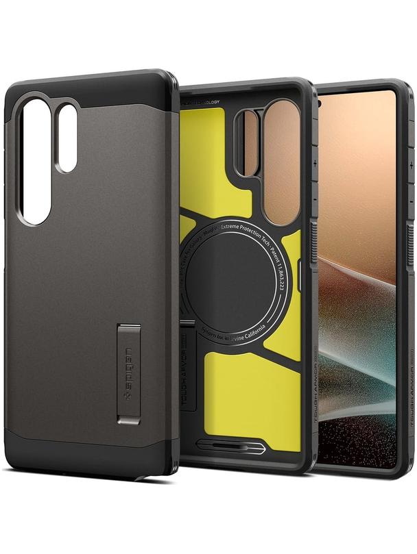 SPIGEN futerał TOUGH ARMOR kompatybilny z MagSafe do SAMSUNG S25 Ultra gunmetal