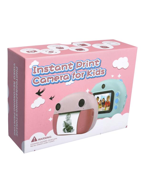 Aparat fotograficzny dziecięcy z drukarką KDC-0013B niebieski