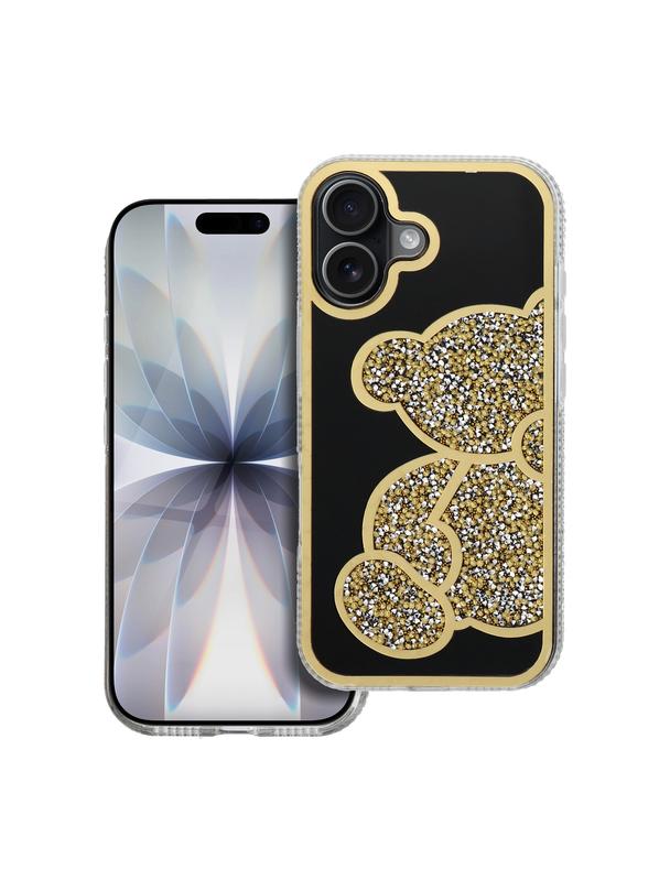 Futerał TEDDY BEAR do IPHONE 17 złoty