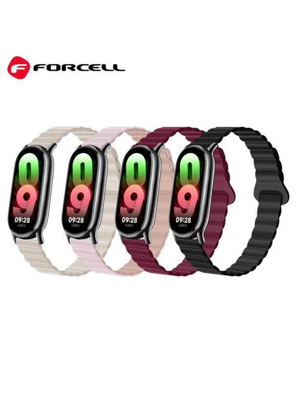 Pasek do Mi Band 8 Xiaomi Forcell F-Design FX8 sprzączka silikon gwiezdny