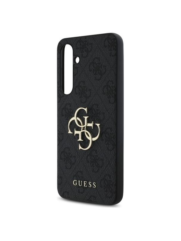 GUESS futerał do SAMSUNG S24 FE GUHCS24FE4GMGGR (HC PU 4G Big Metal Logo) szary
