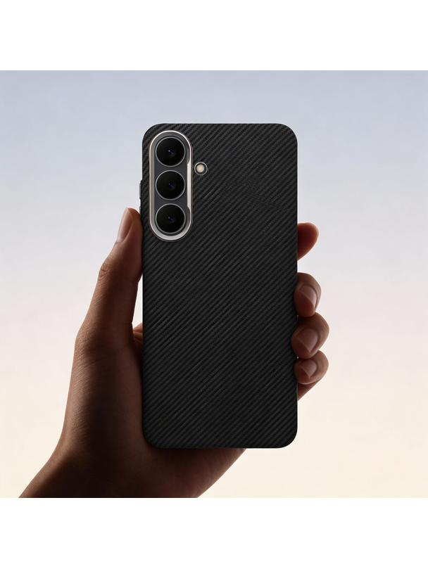 Futerał do Samsung S26 PLUS Kevlar zgodny z MagSafe czarny