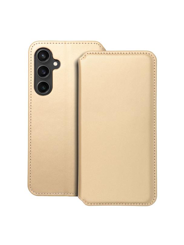 Kabura do SAMSUNG S23 FE Dual Pocket Book złoty