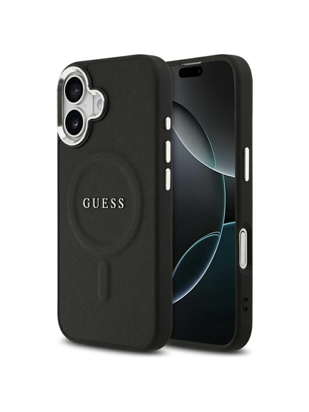 GUESS futerał do IPHONE 17 kompatybilny z MagSafe GUHMP17SPSAREGSK (PU W/ Classic Logo) czarny
