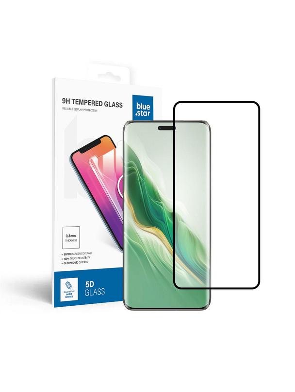 Szkło hartowane do Honor Magic 6 PRO Blue Star 5D czarne