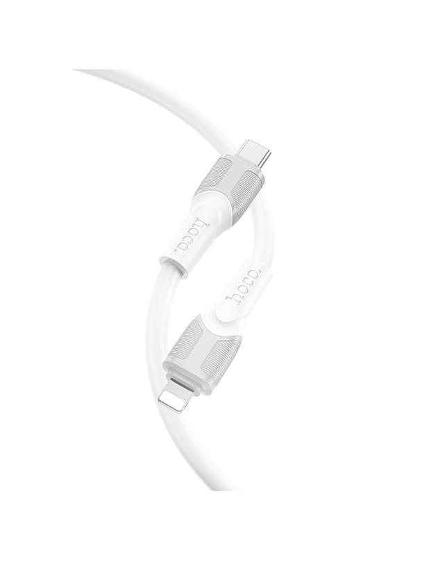 Kabel USB C do Lightning Hoco PD 27W 3 m X106 biały