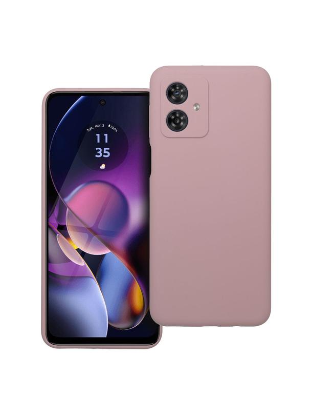 Futerał SILICONE 2mm do MOTOROLA G54 5G pudrowy róż