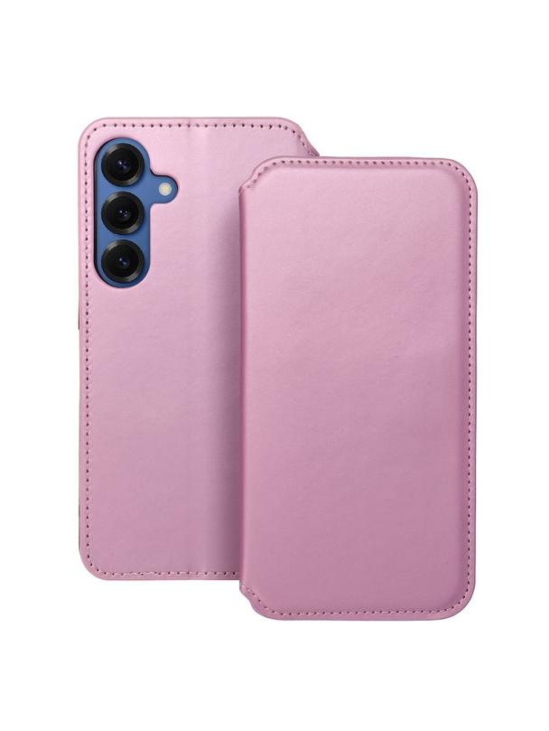Kabura do SAMSUNG S25 Plus Dual Pocket Book jasny różowy