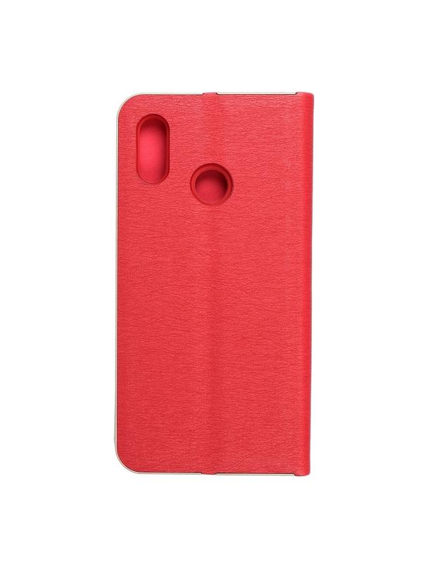 Kabura LUNA Book Gold do HUAWEI P20 Lite czerwony