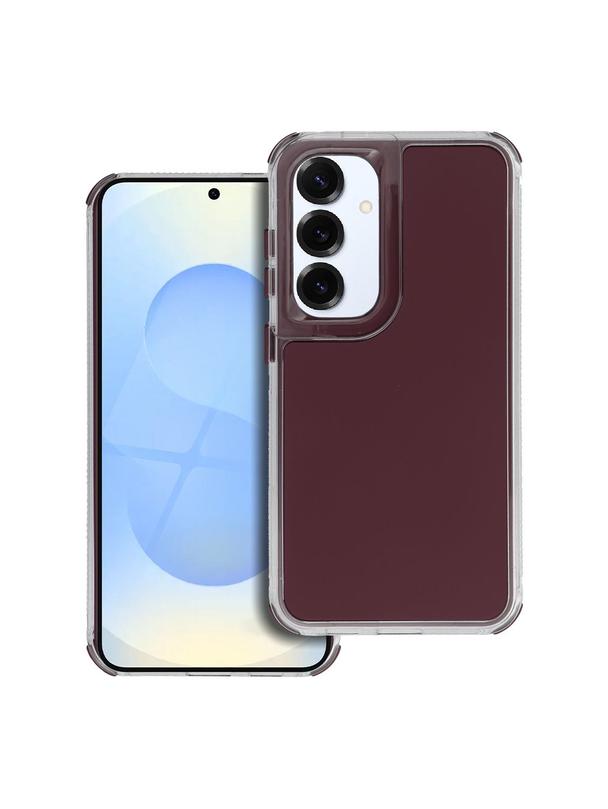 Futerał MATRIX do SAMSUNG S25 purpurowy