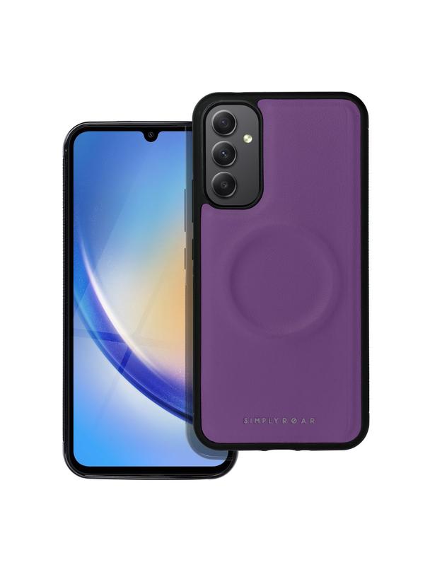 ROAR futerał MAG MORNING do SAMSUNG A34 Fioletowy