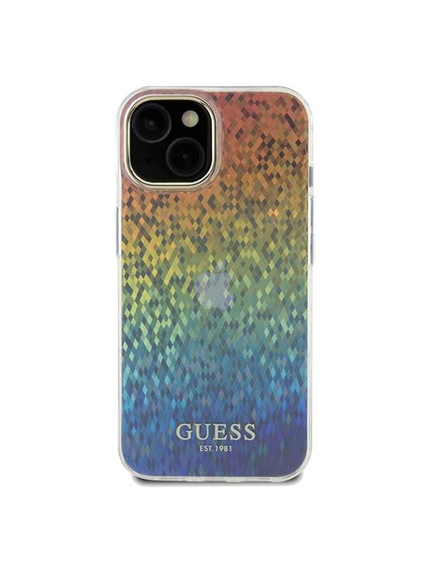 GUESS futerał do IPHONE 14 GUHCP14SHDECMI (IML Faceted Mirror / disco iridescent) wielokolorowy