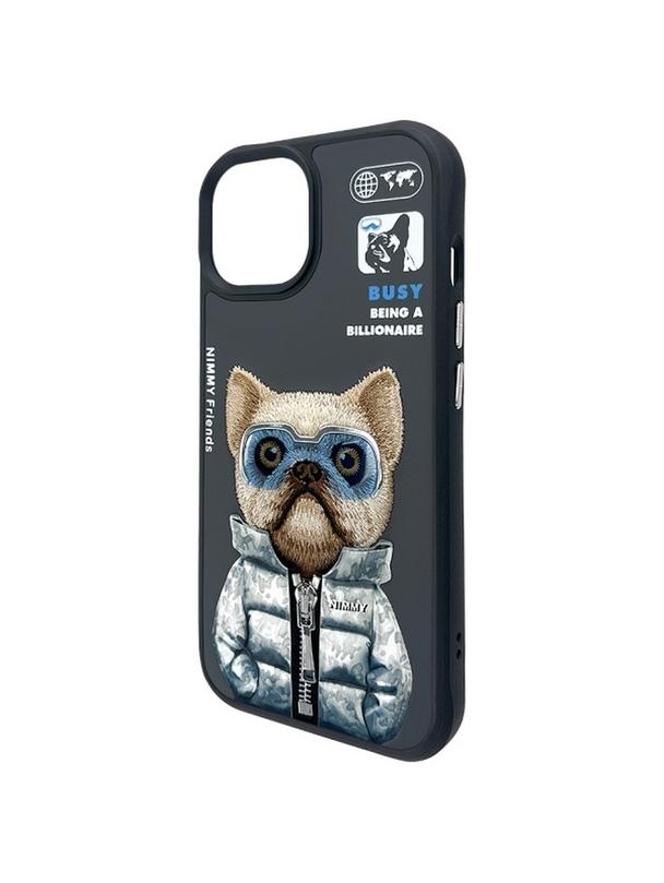 NIMMY futerał COOL&CUTE 2.0 Dog do IPHONE 15 czarny