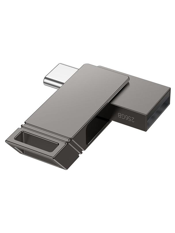 Pendrive 64GB USB 3.2 (USB A + USB C) Hoco UD14 szary