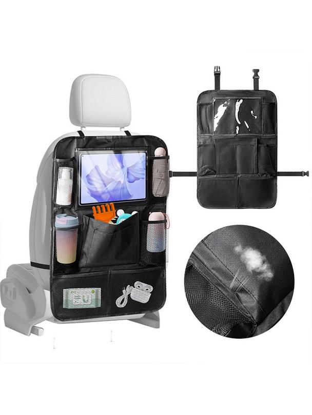 Organizer samochodowy na fotele przednie z przegródkami BY-1298 czarny