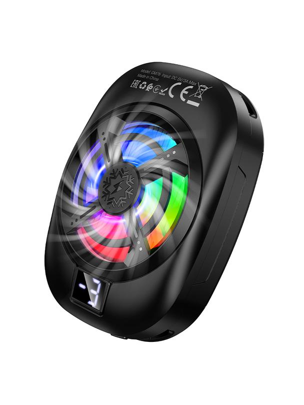 Wiatrak / wentylator do telefonu Hoco GM76 czarny