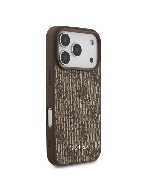 GUESS futerał do IPHONE 17 Pro GUHCP17LG4GFBR (PU 4G Classic) brązowy