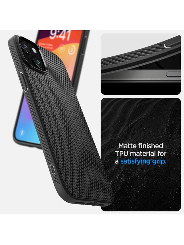 SPIGEN futerał LIQUID AIR do IPHONE 15 Plus matte black