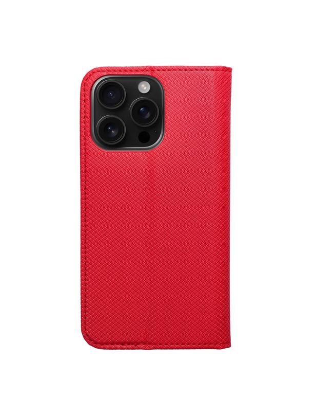 Kabura SMART CASE Book do IPHONE 16 Pro czerwony