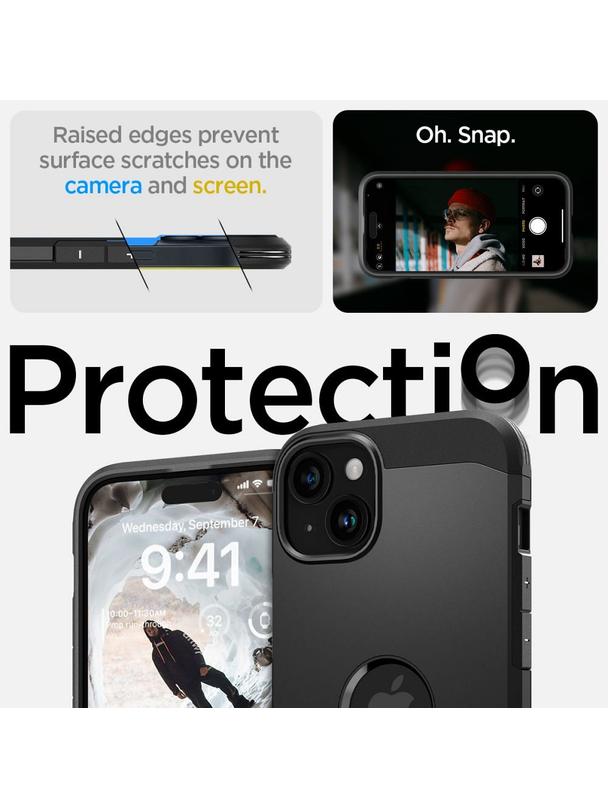 SPIGEN futerał TOUGH ARMOR MAG kompatybilny z MagSafe do IPHONE 15 black