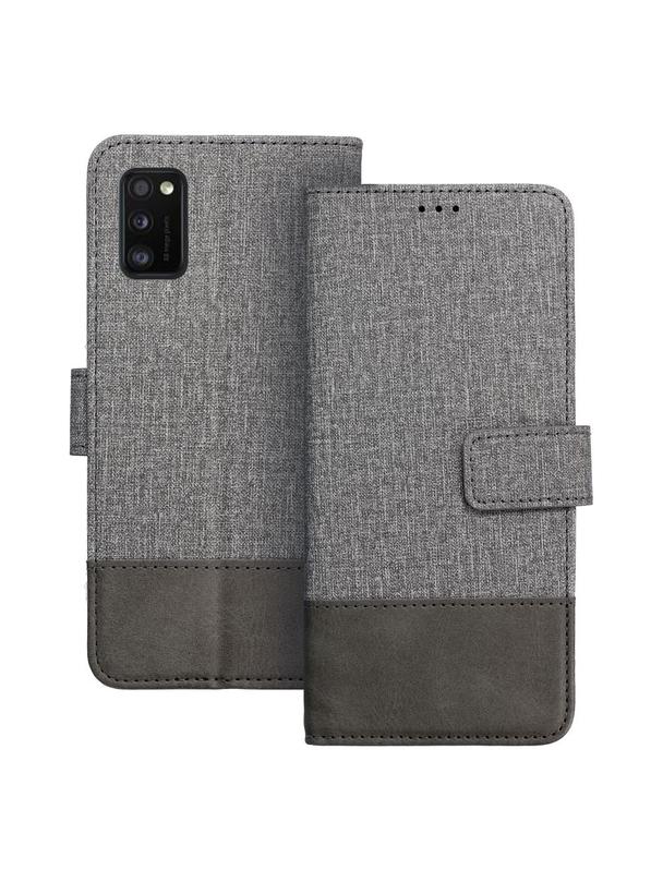 Kabura GOMMA Book do SAMSUNG A41 szary