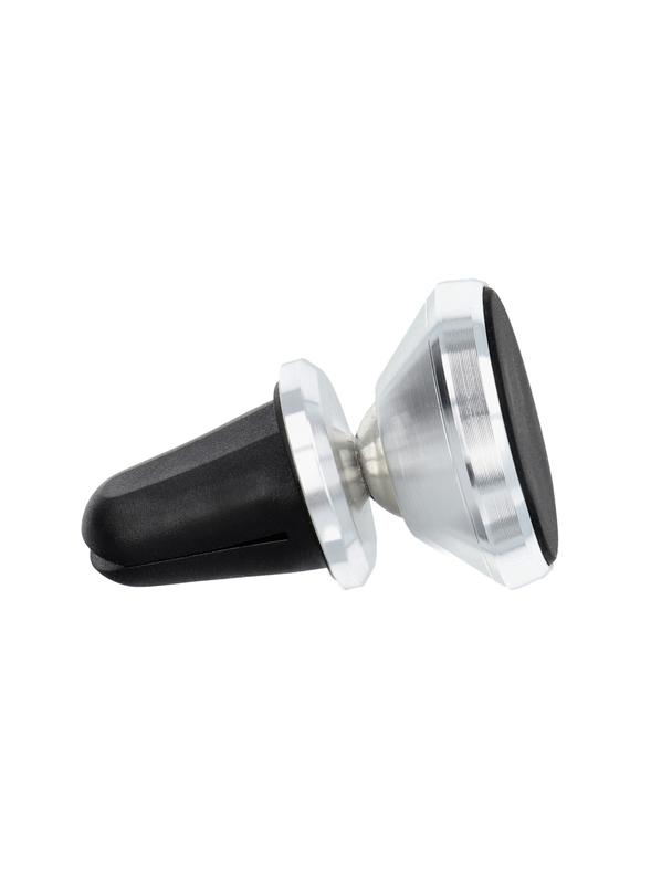 Uchwyt samochodowy magnetyczny do kratki srebrny