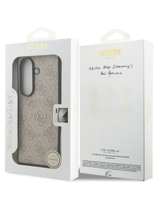 GUESS futerał do SAMSUNG Z Fold7 GUHMZFD7P4MSEGCP (Magnetic 4G PU W/ Classic) różowy