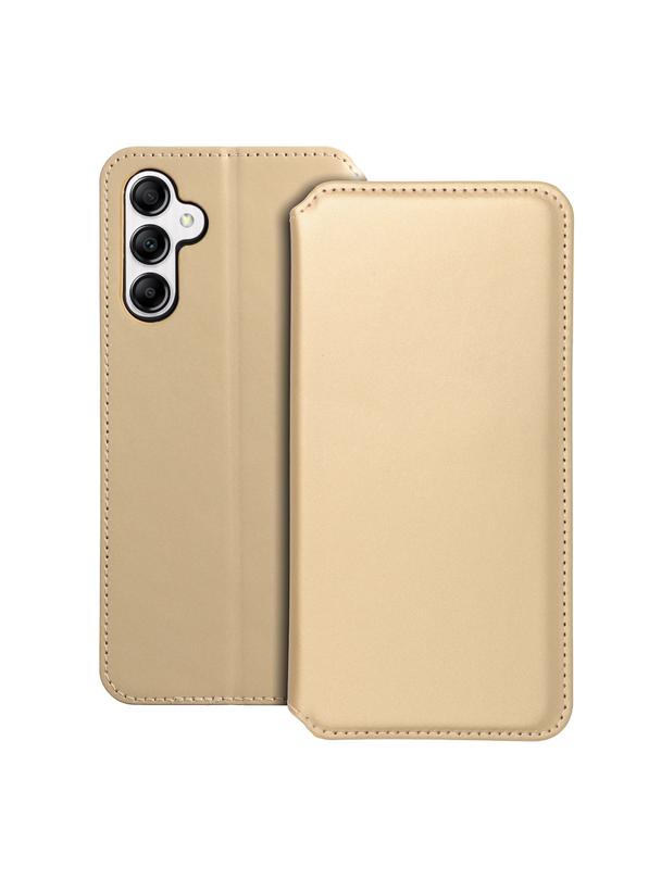 Kabura DUAL POCKET Book do SAMSUNG A14 4G / A14 5G  złoty