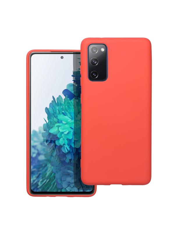 Futerał SILICONE do SAMSUNG S20 FE / S20 FE 5G brzoskwiniowy