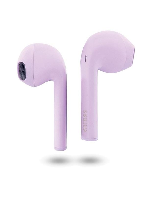 GUESS słuchawki bezprzewodowe bluetooth TWS + stacja dokująca GUTWST26PSU (Classic EST Logo) fioletowe