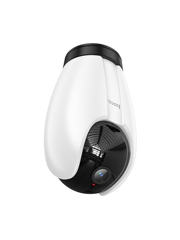 Kamera wewnętrzna Hoco 3MP Full HD Wi-Fi D6 biała