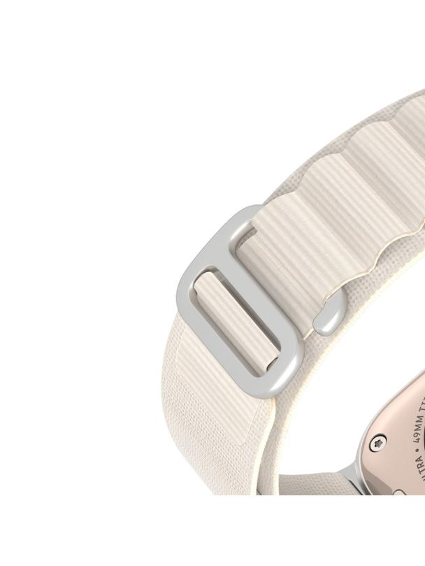 DUX DUCIS pasek GS nylonowy do Apple Watch 38 / 40 / 41 mm platynowy