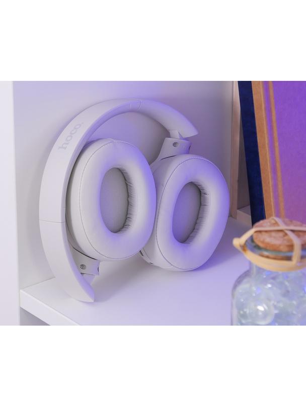 Słuchawki bezprzewodowe nauszne Hoco ANC W54 szare