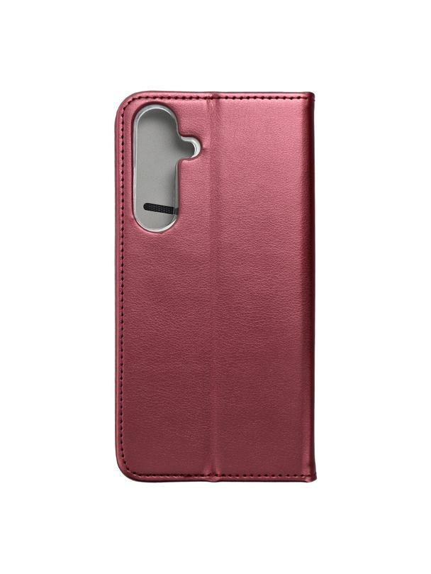 Kabura SMART MAGNETO do SAMSUNG S24 Plus burgundowy
