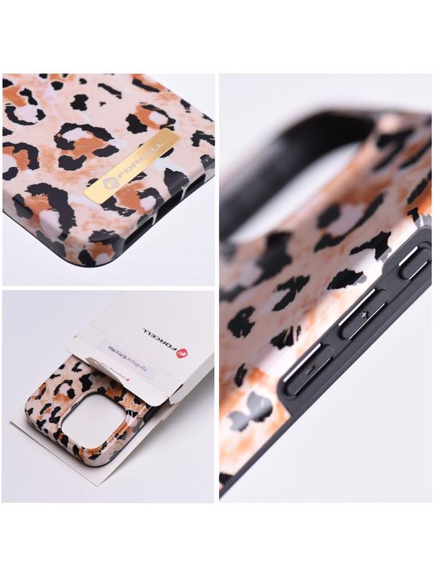 Etui na iPhone 15 Forcell F-Protect Mirage zgodny z MagSafe wild panther