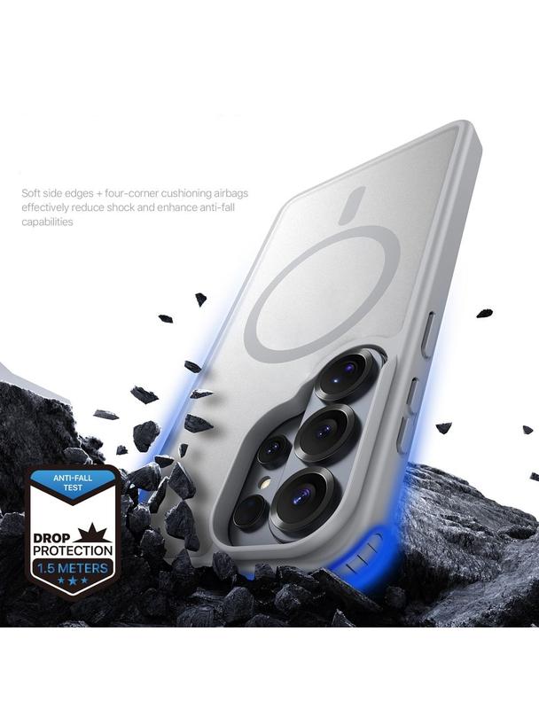 DUX DUCIS futerał YIND kompatybilny z MagSafe do SAMSUNG S26 Ultra szary