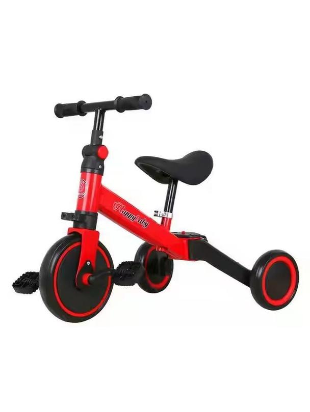 Wielofunkcyjny rowerek trójkołowy dla dzieci czerwony