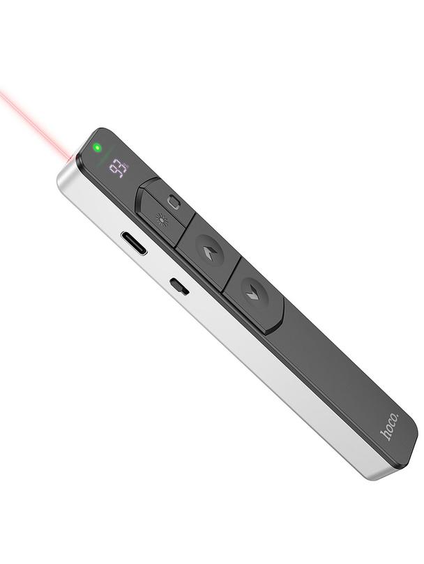 Wskaźnik laserowy bezprzewodowy Hoco bluetooth GM202 srebrny