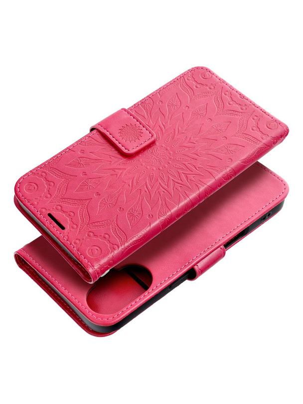 Kabura MEZZO Book do IPHONE 16 mandala magenta