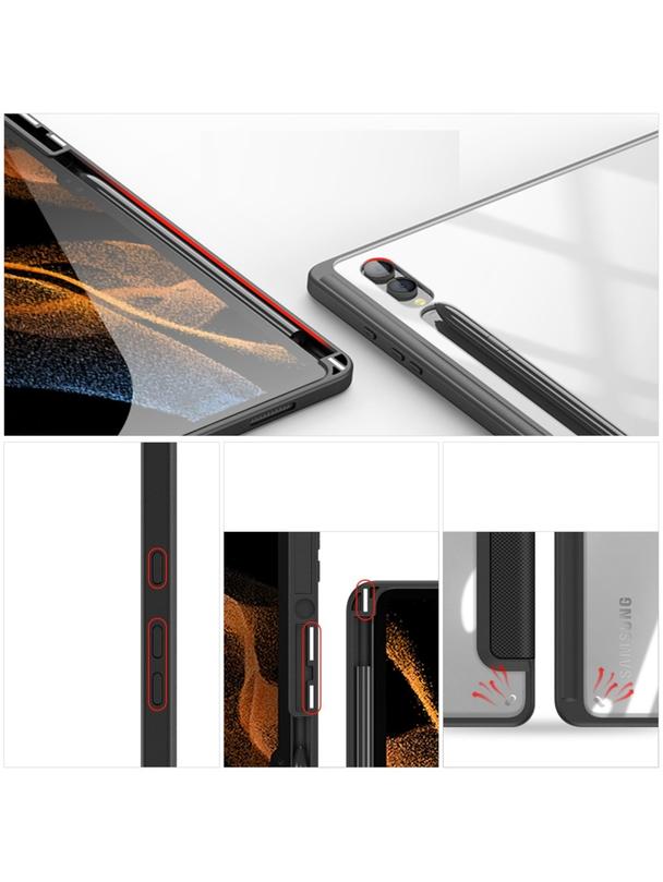 DUX DUCIS etui TOBY z miejscem na rysik do SAMSUNG Tab S9 Ultra czarne